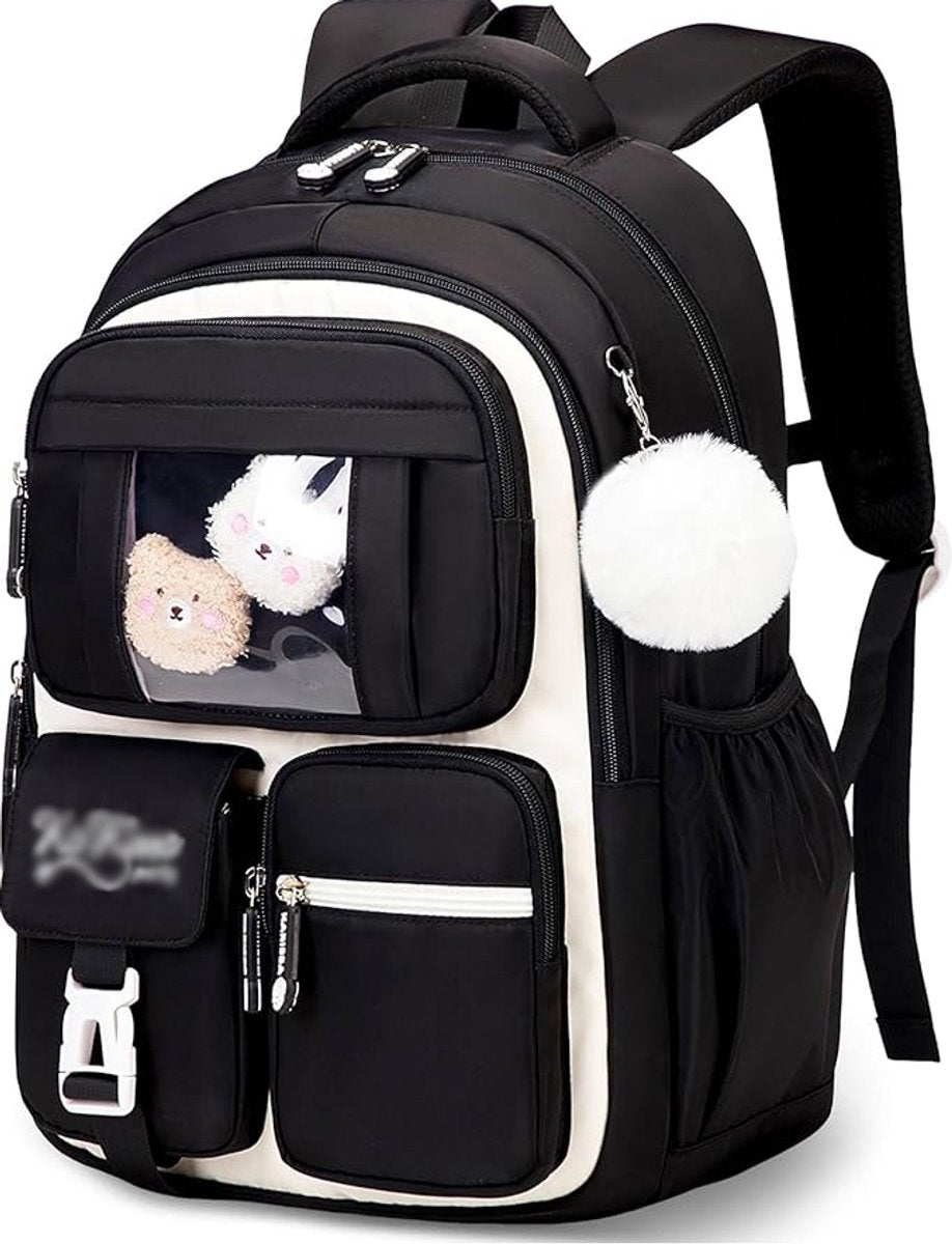 Girls' Backpack, Breathable Backpack for Girls, Grades 1-5, Casual School Bag for Kids, Elementary School, V1188-MS-313-0295