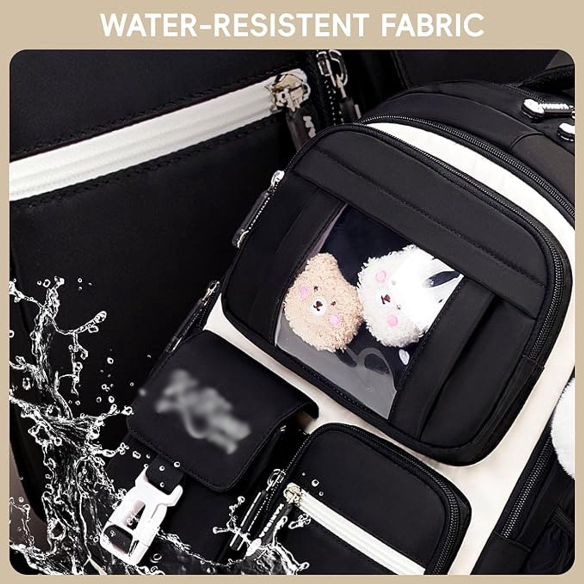 Girls' Backpack, Breathable Backpack for Girls, Grades 1-5, Casual School Bag for Kids, Elementary School, V1188-MS-313-0295