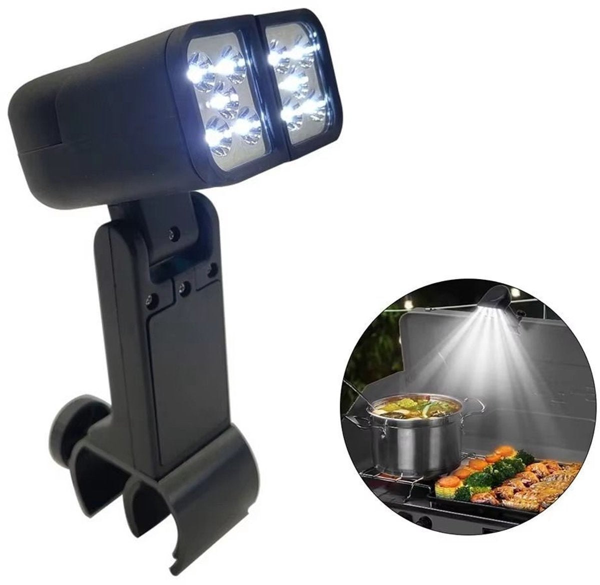 Grill lighting, Grill accessories, Bright double lamp, Cooking grill circulation light V1188-MS-313-0296