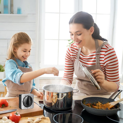 Kitchen Timers for Cooking - Chef's Kitchen Timer with Audible Alarm - Mechanical Desktop Timer - No V1188-MS-313-0298