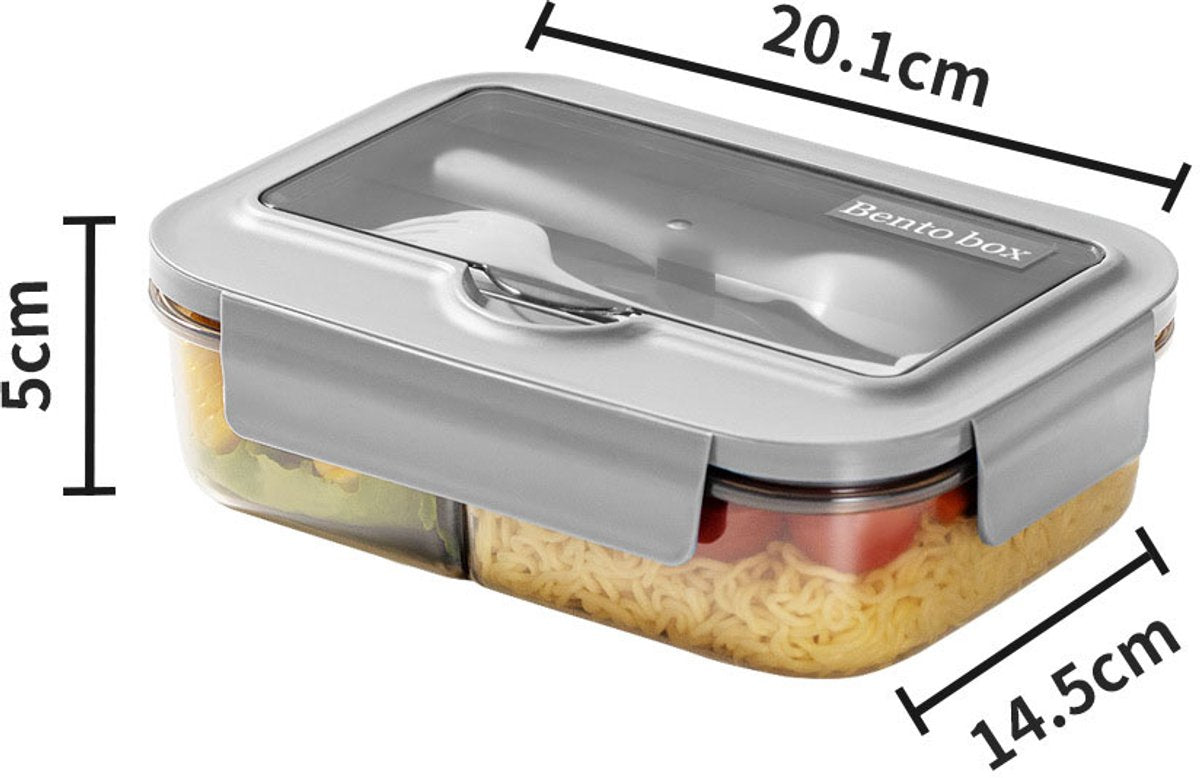 Lunch box - Lunch box for adults - Lunch boxes for children - Compartment lunch box - Reusable lunch box - V1188-MS-313-0360