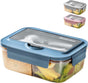 Lunch Box - Children's Lunch Box - Compartmentalized Lunch Box - Reusable Lunch Box - 2-Compartment Lunch Box V1188-MS-313-0361