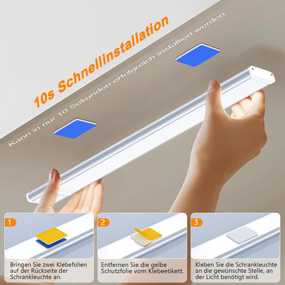 20cm LED Under Cabinet Lighting with Motion Detector - Rechargeable - 3 Colour Temperatures and Infinite V1188-MS-313-0369