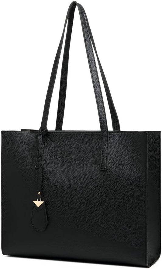 Handbags, large women's shopping bags, fashion, school, work, casual bags with zipper, A-black, western style V1188-MS-313-0379