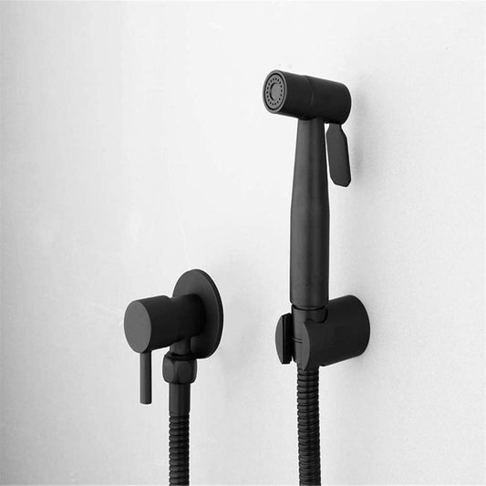Shower head - Bidet Black, hand shower in the bathroom, toilet sprayer, stainless steel, toilet faucet V1188-MS-313-0386
