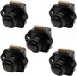 5-Piece Push Button Lock - Push Button for Motorhome - Door Lock - Locking Button for Shutter Door - For V1188-MS-313-0393