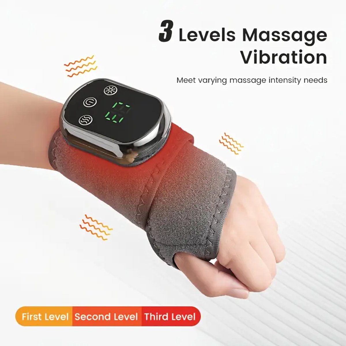 Massage devices - Hand massager - Wrist massager - Vibration massage - Massage and relaxation - USB V1188-MS-313-0396