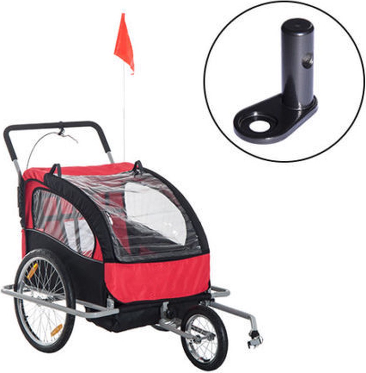 Bicycle trailer hitch - Bicycle trailer - Child's bicycle trailer hitch V1188-MS-313-0418