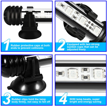 RGB Aquarium Light with Controller - Length 48.5 cm - 5.4 Watt - Aquarium Lamp - Aquarium Lamp - Aquarium V1188-MS-313-0419
