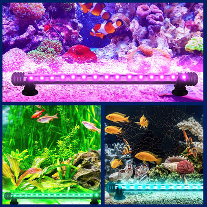 RGB Aquarium Light with Controller - Length 48.5 cm - 5.4 Watt - Aquarium Lamp - Aquarium Lamp - Aquarium V1188-MS-313-0419