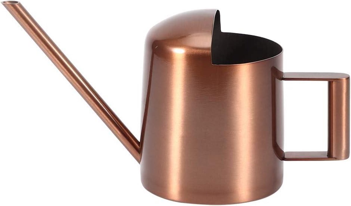 Small 300ml stainless steel watering can with long spout - ideal for flowers and household use V1188-MS-313-0422