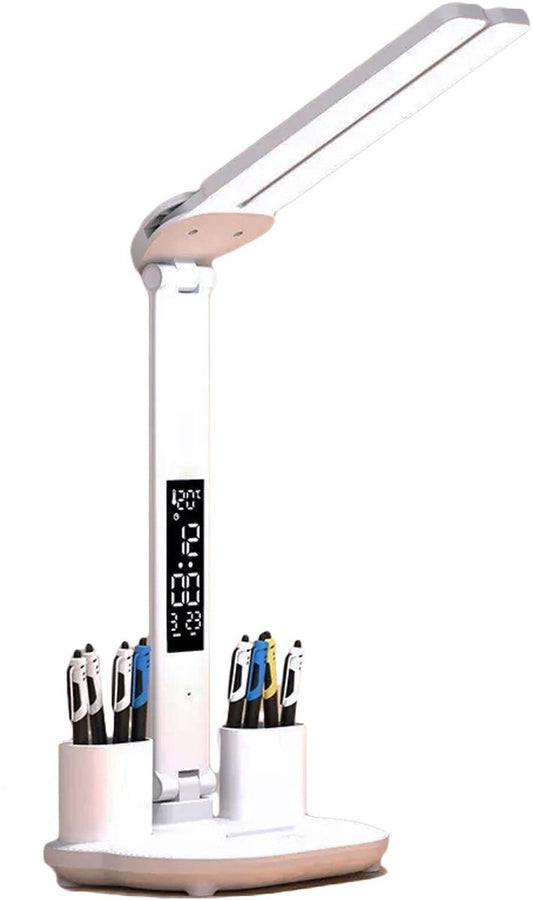 LED Desk Lamp - Table Lamp - Daylight Lamp - Dimmable - USB Rechargeable Touch Desk Lamp - Reading Lamp with V1188-MS-313-0430