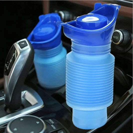 Compact, foldable travel urinal - blue - 750ml V1188-MS-313-0436