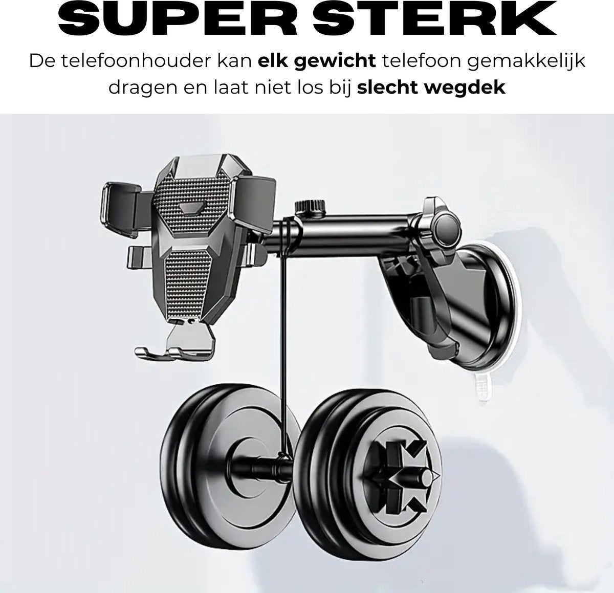 Universal Car Phone Holder with Suction Cup - Car, Office, - Smartphone Car Phone Holder V1188-MS-313-0438
