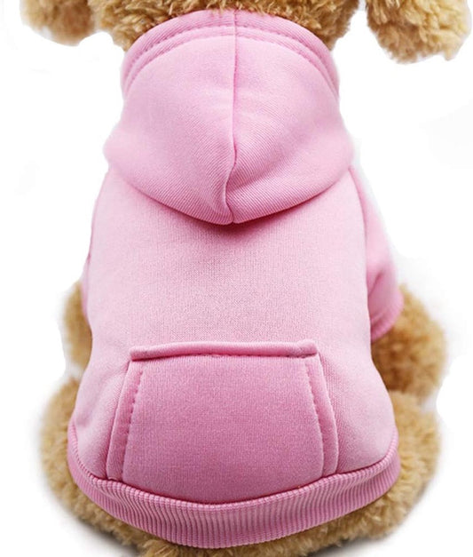 Dog Coat - Winter Hoodie - Warm Dog Coat - With Pockets - Sweatshirt - Warm Clothing - Chihuahua Dog Coat - V1188-MS-313-0441
