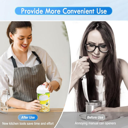 Automatic electric can opener with touch control for all can sizes (red) V1188-MS-313-0445