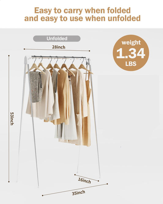 Travel clothes hanger - folding clothes hanger - clothes rack - Wasrek folding clothes rack - suitable for V1188-MS-313-0458
