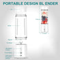 Blender - Mini Blender - Smoothie Maker - USB Rechargeable Mini Blender - Portable Blender for Milkshakes, V1188-MS-313-0477