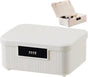 Lockable storage box - 9L lockable pillbox with double combination lock - Waterproof lockable box with V1188-MS-313-0478