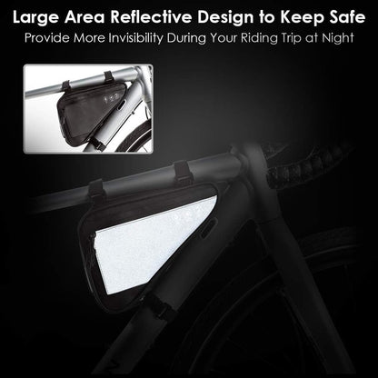 Bicycle pannier - Bicycle frame bag - Bicycle frame bag - Triangular bicycle frame bag - Storage bag - V1188-MS-313-0479
