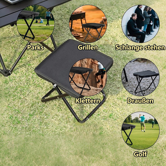 Portable folding camping stool with carrying bag, portable folding chair, folding camping stool, outdoor V1188-MS-313-0499