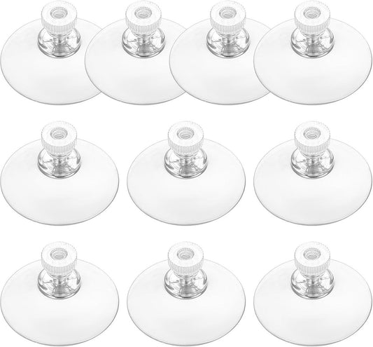10 suction cups with M4 screws, 41 mm plastic suction cups, suction cups for windows, transparent suction V1188-MS-313-0502