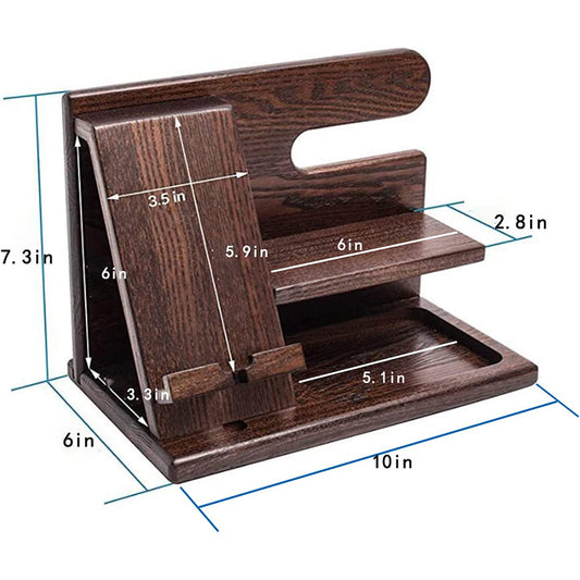 Phone stand - organizer - jewelry holder - desk organizer - gift for men - for cell phones, gifts for him, V1188-MS-313-0503