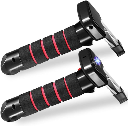 Set of 2 multifunctional car door handles, as an aid for getting in and out of cars, making it easier for V1188-MS-313-0505