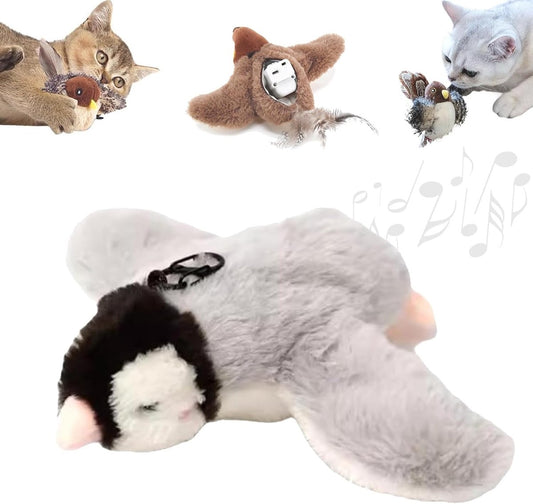 Cat Toys - Cat Toys with Catnip - Flappy Bird Cat Toy for Indoor Cats - Rechargeable - Electric Cat Toys - V1188-MS-313-0508