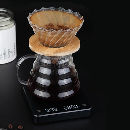 Precision Scale - Barista Scale - Coffee Scale with Timer - Small 3 kg / 0 g Coffee Scale with Gravity Sensor V1188-MS-313-0518
