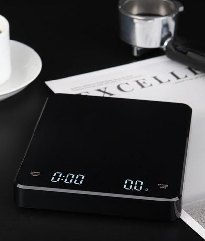 Precision Scale - Barista Scale - Coffee Scale with Timer - Small 3 kg / 0 g Coffee Scale with Gravity Sensor V1188-MS-313-0518