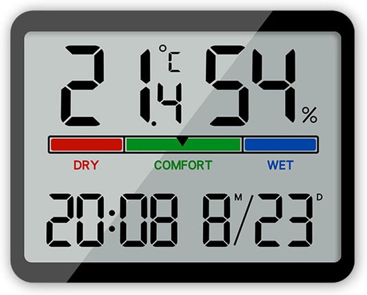 Wekker - Digital Alarm Clock - Weather Station - Room Thermometer - Digital Bathroom Clock - Shower Timer - V1188-MS-313-0528