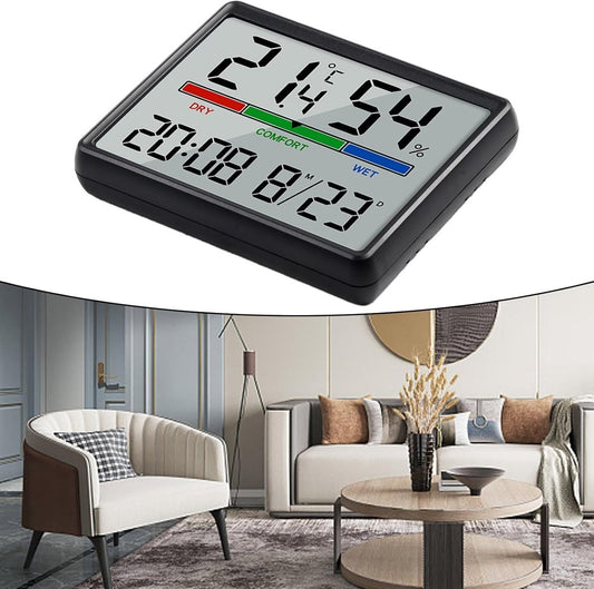 Wekker - Digital Alarm Clock - Weather Station - Room Thermometer - Digital Bathroom Clock - Shower Timer - V1188-MS-313-0528