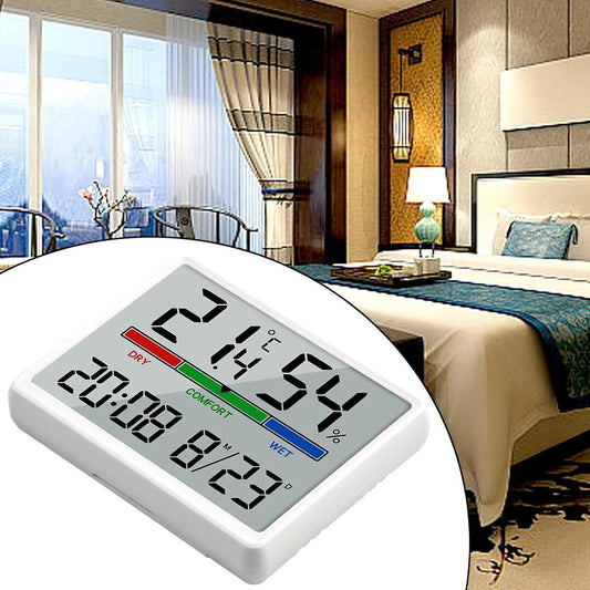 Wekker - Digital Alarm Clock - Weather Station - Room Thermometer - Digital Bathroom Clock - Shower Timer - V1188-MS-313-0529
