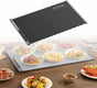 250W roll-up electric hot plate with 8 temperature settings and a 6-hour timer, for buffets, made of V1188-MS-313-0533