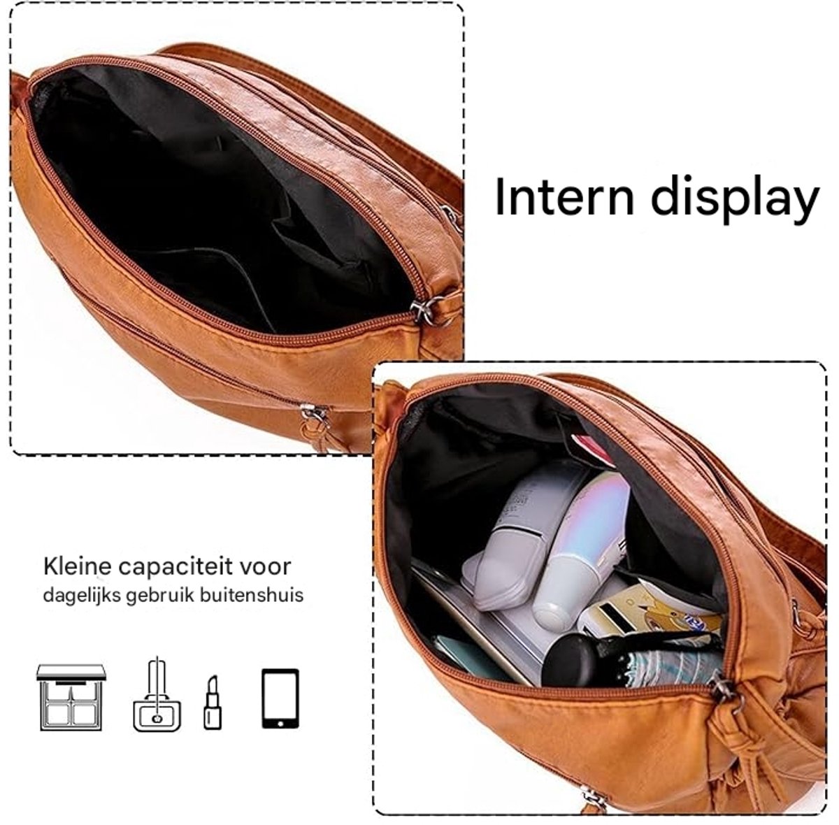 Handbags, small crossbody phone bag, mobile phone case, leather shoulder bag with wide strap V1188-MS-313-0537