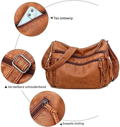 Handbags, small crossbody phone bag, mobile phone case, leather shoulder bag with wide strap V1188-MS-313-0537