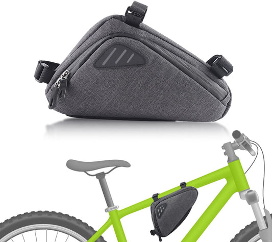 Bicycle pannier - Bicycle frame bag - Waterproof bicycle bag - Triangular bicycle frame bag - Mountain bike V1188-MS-313-0539