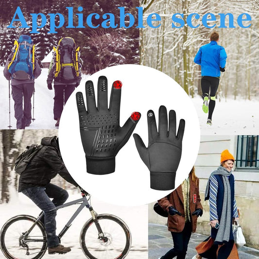 Gloves - Winter Gloves - Sports Gloves - Waterproof Gloves - Cycling Gloves - Touchscreen Gloves - Warm - V1188-MS-313-0547