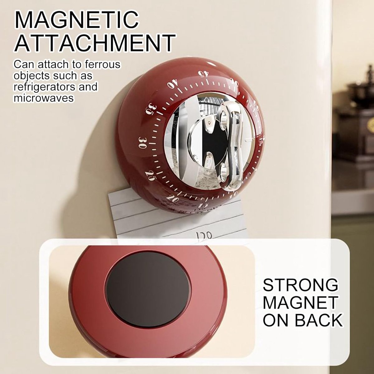 Educational Clock - High-Quality Educational Clock for Children - Kids Timer - Countdown Timer - Leather V1188-MS-313-0550