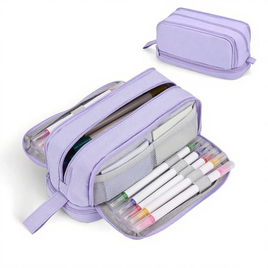 Pencil Case - Pencil Case - Pencil Case for Boys and Girls - Multifunctional Compartment Pencil Case - School V1188-MS-313-0553