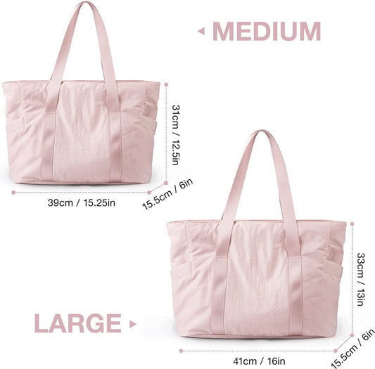 Women's Handbags - Zip-Up Tote Bag - Large Shoulder Bag - School Bag - Crossbody Bag - Laptop Bag - Handbag - V1188-MS-313-0557