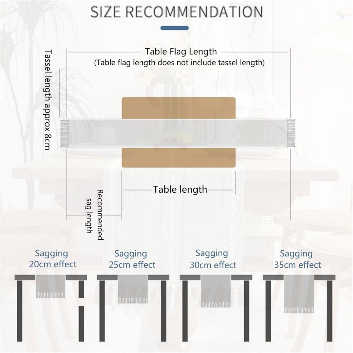 Striped Woven Table Runner - Embroidered Woven Table Runner with Tassels - Bohemian Style Striped Woven Table V1188-MS-313-0572