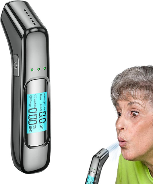 Breathalyzer - Digital Breathalyzer - Portable Breathalyzer - Breathalyzer - With HD LED and high-sensitivity V1188-MS-313-0587