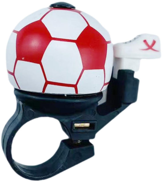Bicycle bell - Red football bicycle bell - Football bicycle bell - Bicycle horn - Children's bicycle bell - V1188-MS-313-0592
