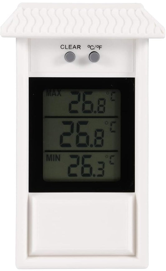 Indoor and outdoor thermometer - Thermometer - Hygrometer - Weather station - Digital thermometer - V1188-MS-313-0600