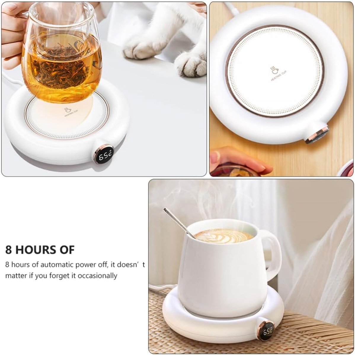 Cup or mug warmer - Heating plate - Coffee cup warmer - Tea cup warmer - Thermal heating plate - Heated V1188-MS-313-0602