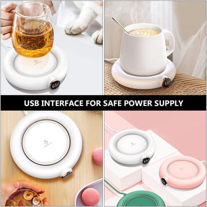 Cup or mug warmer - Heating plate - Coffee cup warmer - Tea cup warmer - Thermal heating plate - Heated V1188-MS-313-0602