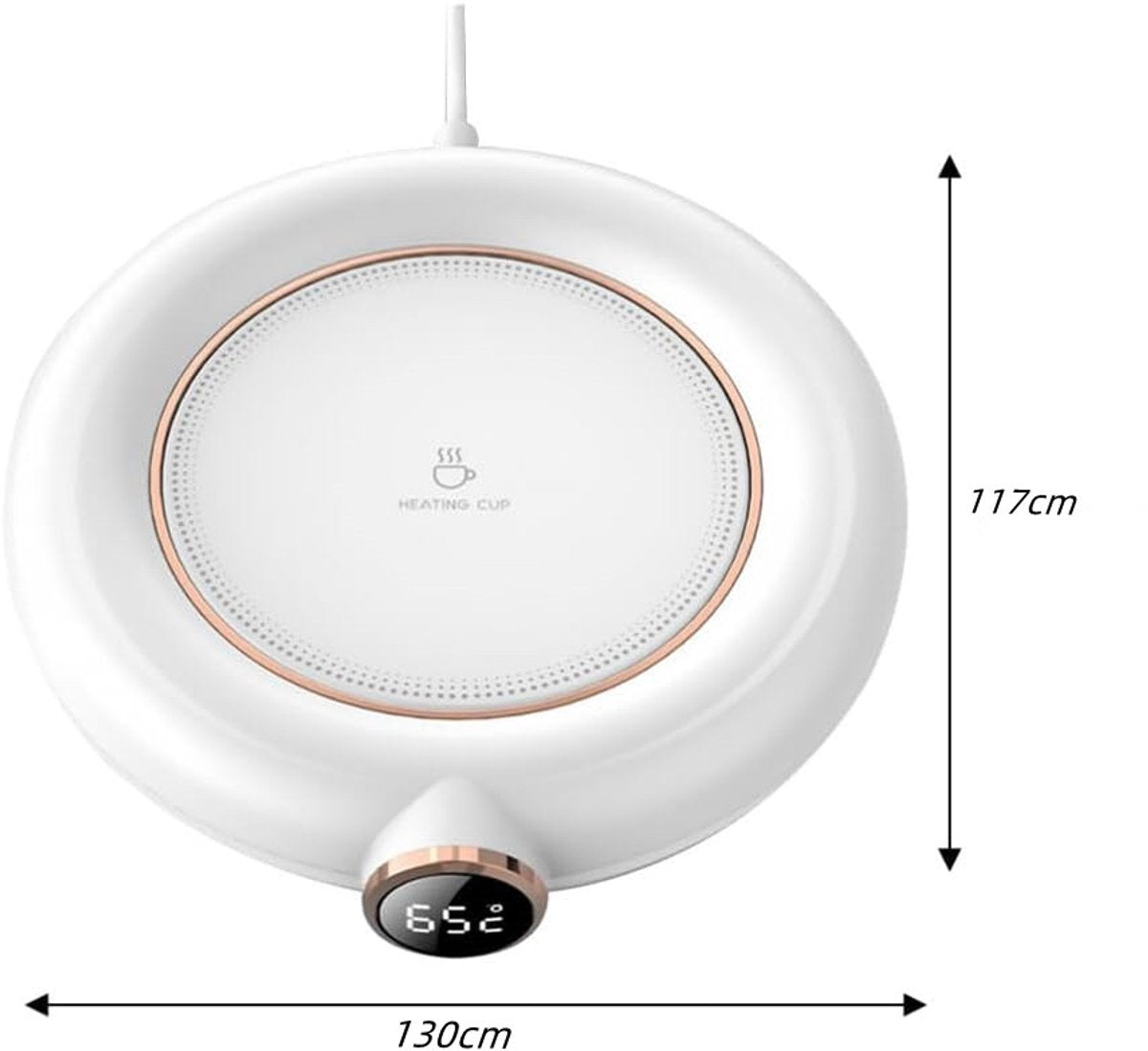 Cup or mug warmer - Heating plate - Coffee cup warmer - Tea cup warmer - Thermal heating plate - Heated V1188-MS-313-0602