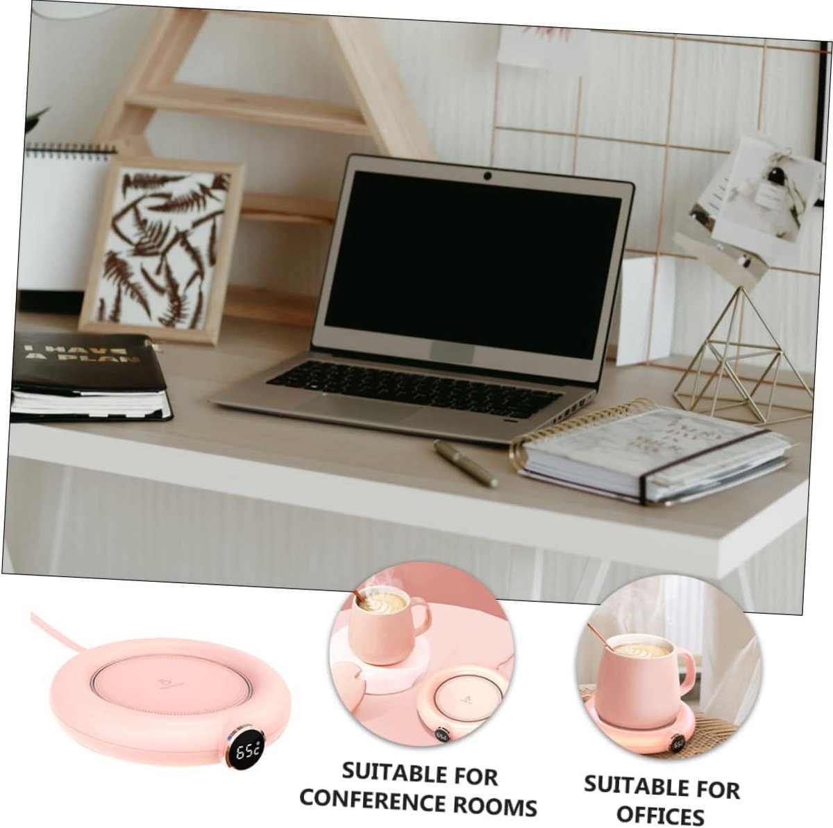 Mug or cup warmer - Heating plate - Coffee cup warmer - Tea cup warmer - Thermal heating plate - Heated V1188-MS-313-0604